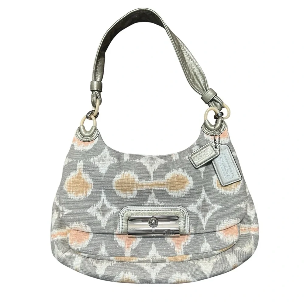 Coach Kristin Op Art Ikat Hobo Bag
